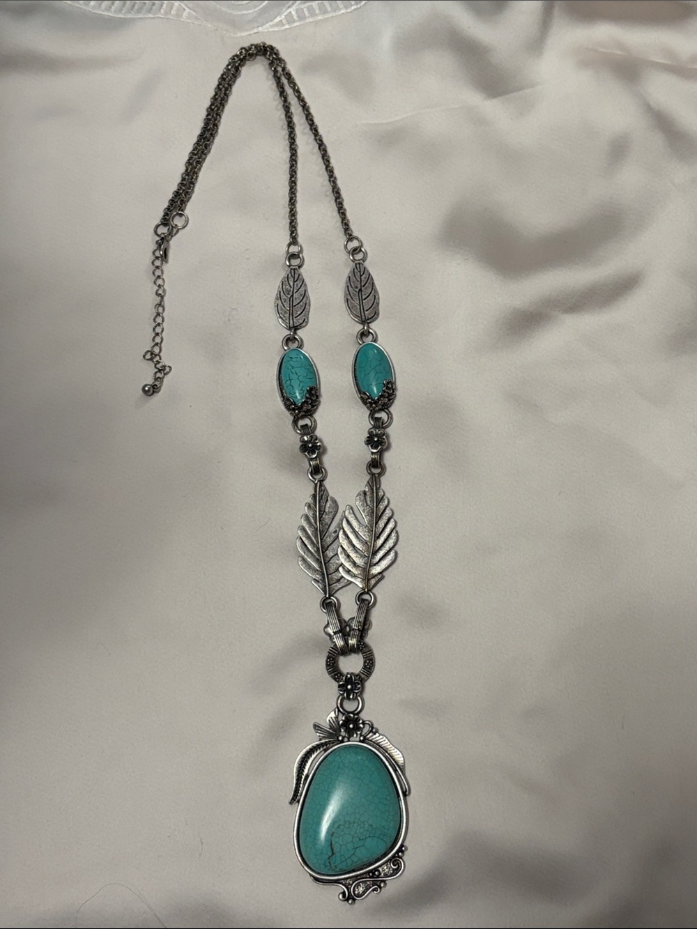 Turquoise Boho Western Necklace